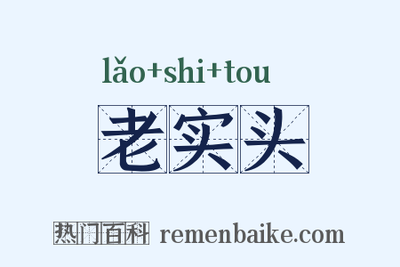老实头是什么意思的图片